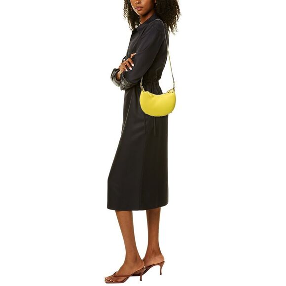 Fendi Fendigraphy Mini Leather Hobo Bag, Yellow - Picture 6 of 6